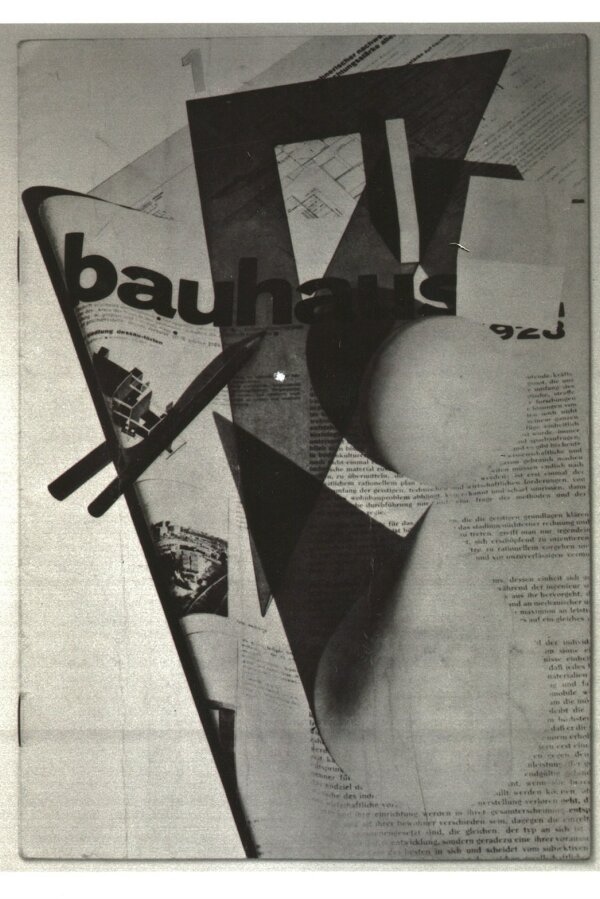 Herbert Bayer, Titel Bauhaus-Zeitschrift Nr.1, 1928; foto: Institut für Auslandsbeziehungen